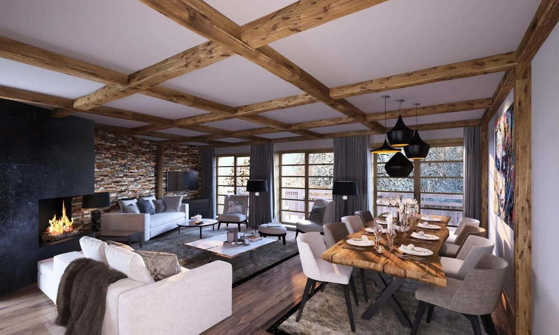 Residence Mascara - 5 Pieces Pour 8 Personnes 204 Courchevel